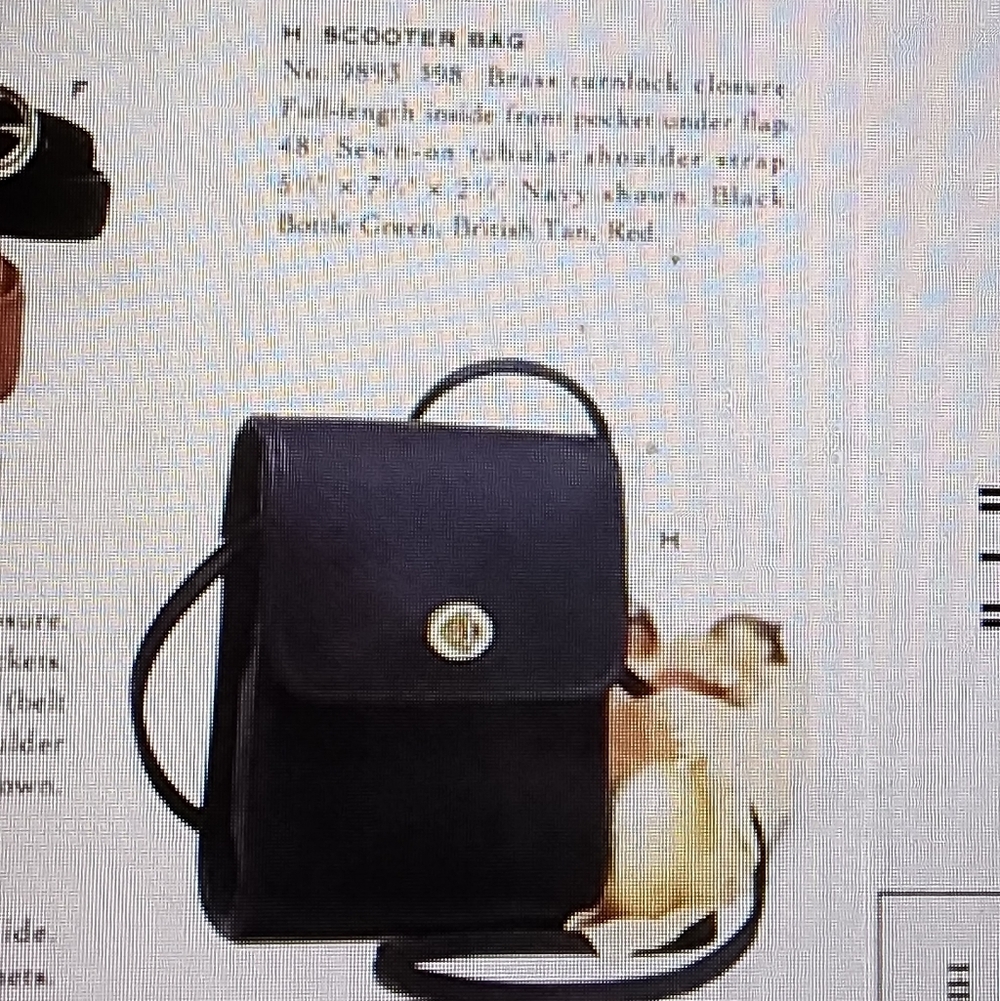 Vintage Coach Black/Nickel Scooter Bag #9893 - Picture 16 of 16